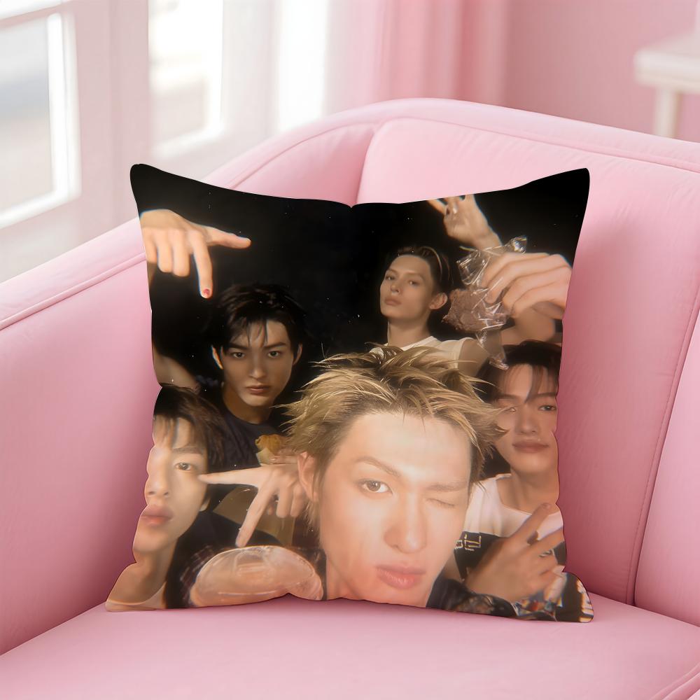 Korean Handsome Boy Group CCortis Cushion Cover Pillow Case Soft Skin Friendly Fabric  Concealed Zipper