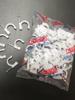 Steel Nails and PVC U-Shaped Clips for Water Pipes and Wires- 3/8", 1/2", 3/4"