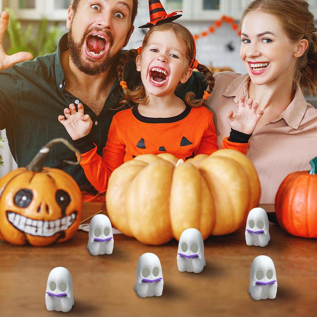 Reading Book Indoor Halloween Decorations Cute Can cast hazy shadows with lighting creative reading ghost desktop small ornament