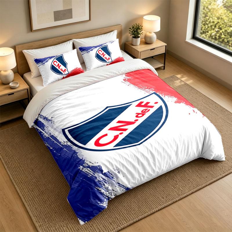 3Pcs Bedding SetNacional De F Tbol Soft Bed Sheet and Two Pillowcases Home Bedroom Decor