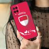 Indonesia Passport Flag Map Case For Oppo A74 A94 A54 A80 A60 A40 A18 A38 A58 A78 A98 A96 A76 A16 A15 A17 A57 A77 A5 Pro
