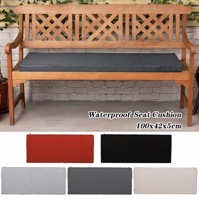 Outdoor Waterproof Fabric 2 Seater Bench Pad Garden Furniture Seat Cushion