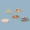Women Brooch Moth Enamel Exquisite Special Cute Bag Pin for Gift