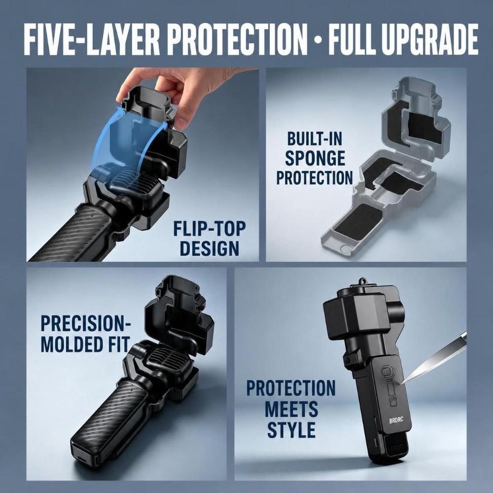 Custodia protettiva per fotocamera gimbal portatile, copriobiettivo per accessori fotocamera gimbal DJI Osmo Pocket 4P