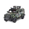 1/24 Sabre-toothed Tiger Explosion-proof Police Car Model Sound and Light Armored Vehicle Model Boy Birthday Gift Halloween Toys