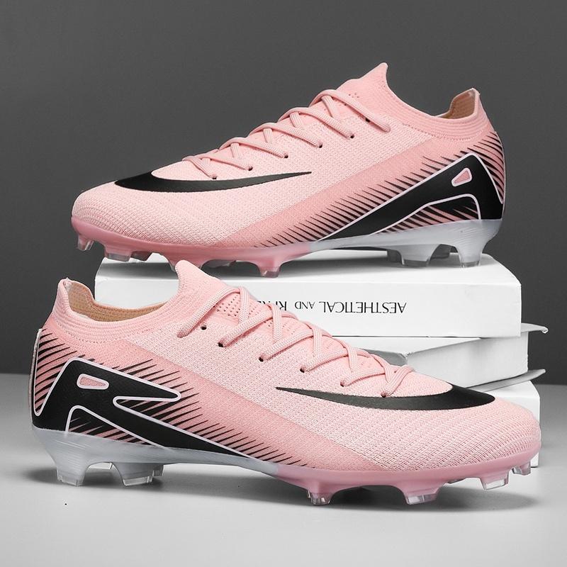 New Men Football Boots Soccer Shoes for Grass' Cleats' Ankle Outdoor Match Training TF/FG Long Spikes Sport Hot-selling High-quality