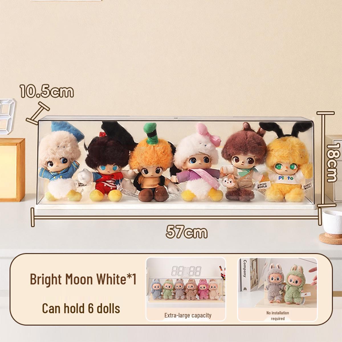 Dimoo Series Large Blind Box Display Stand - Dustproof Storage Cabinet for Figures