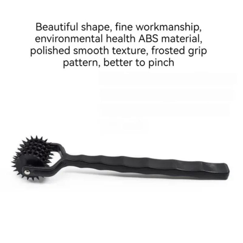 Herramienta de masaje de rueda simple/doble, rodillo de estimulación erótica alternativa, masaje de labios y pezones para hombres y mujeres, masturbador orgásmico