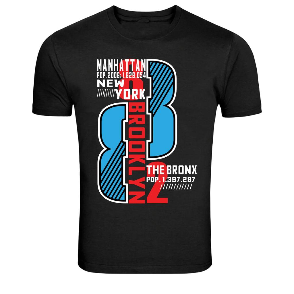 Brooklyn Manhattan Bronx New York City Graphic T-Shirt