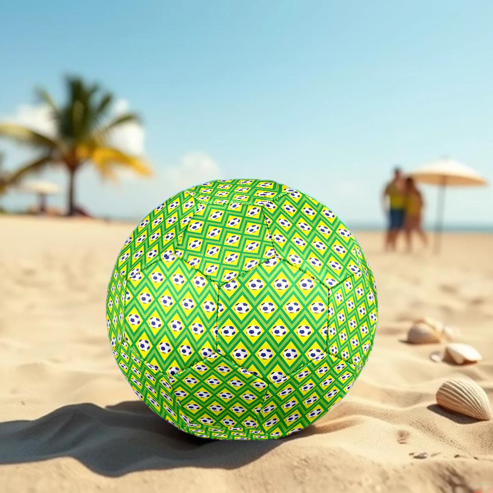 1 Stück Fußball Größe 5 Geeignet für Training & Spiele, Maschinengenäht, Verschleißfeste Anti-Rutsch-Oberfläche, Geschenk für Weihnachten, Geburtstag. Q617032