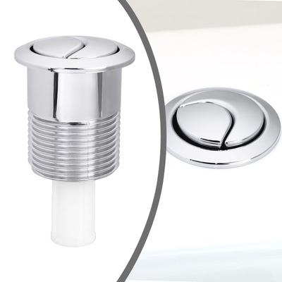 Für Siamp Dual-Flush Toilettentaste Chrom für einfache DIY-Installation