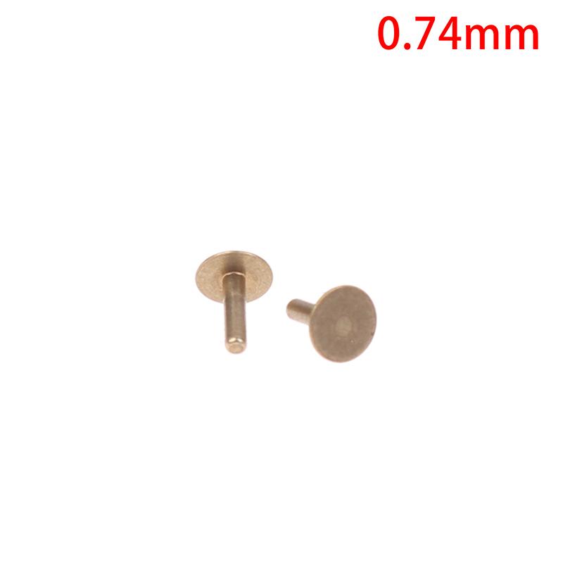 2Pcs Copper Watch Dial Feet 0.64/0.69/0.74/0.79/0.94Mm Stem Watch Movement Repair Watch Replacement Spare Parts Accessories