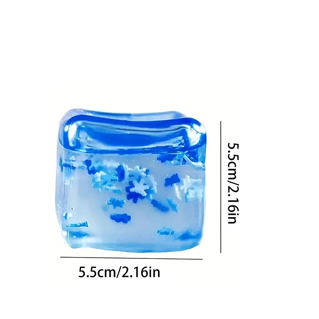 Snowflake Ice Cubes, Maltose Kneading, Slow Rebound Decompression Toy, Decompression Artifact