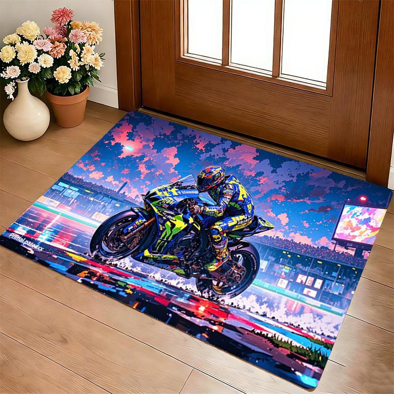 Night Race Living Room Nonslip Area Rug Soft Carpet For Bedroom Game Playroom Sofa Office Home Decor Doormat Christmas Gift C929749
