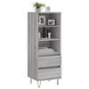 VidaXL Buffet haut Sonoma gris 40x36x110 cm Bois d'ingénierie 831514