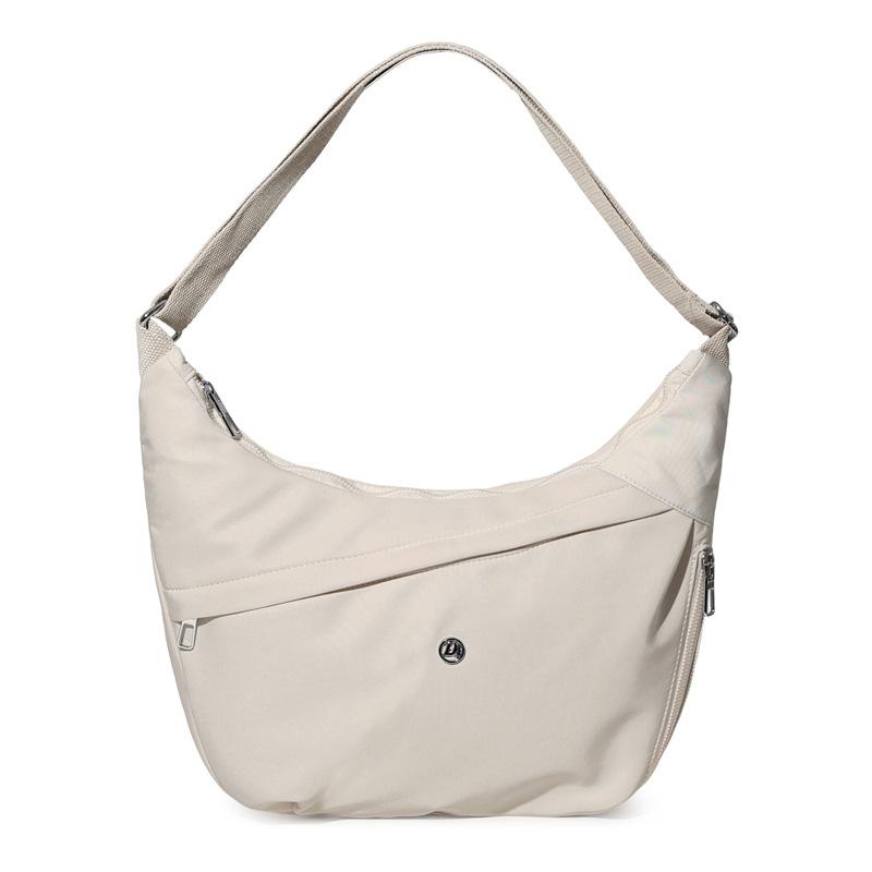 Large Capacity Crossbody Bag Women's Shoulder Bag Solid Color Hobo Bag
