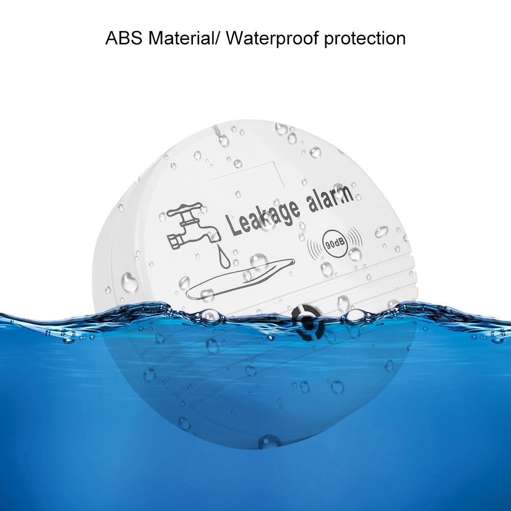90 dB Household Wireless Water Leak Detector Sensor Water Leakage Alarm for Home Kitchen Toilet