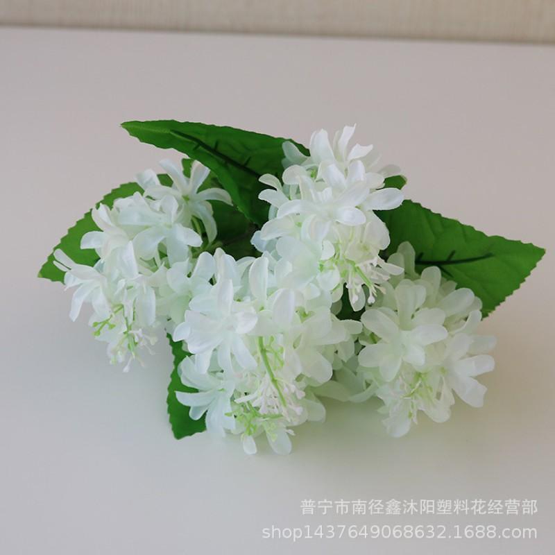 Artificial Hyacinth Delphinium 5-Branch Wedding Aisle Decor Fake Flowers Home Interior Decoration