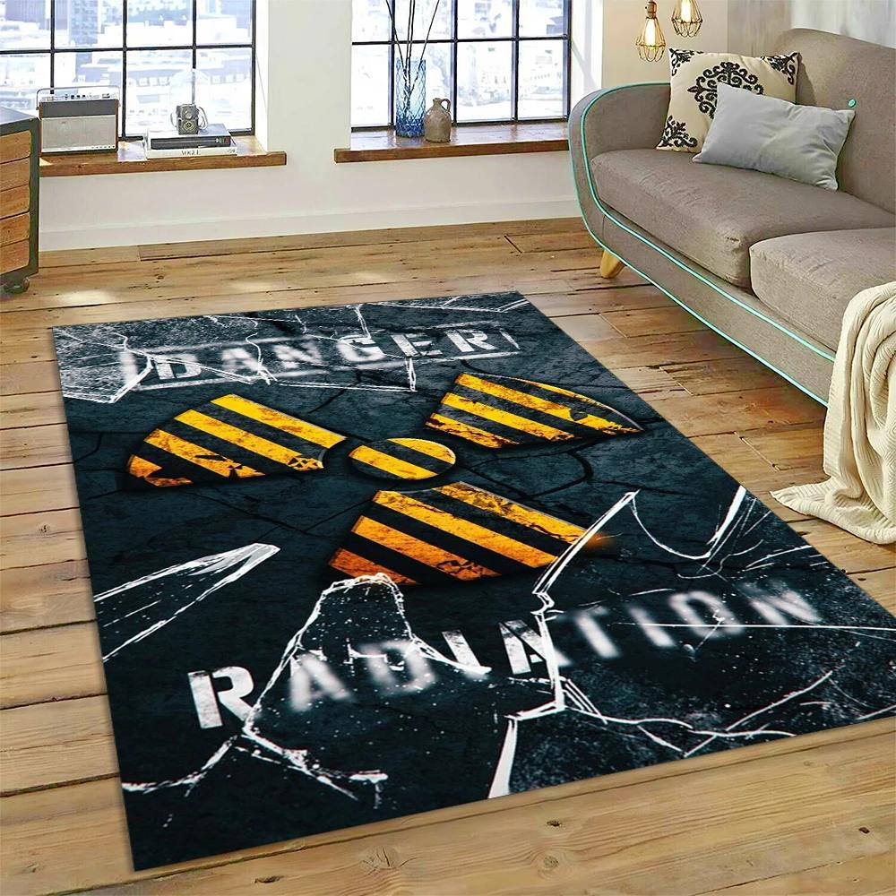 3D Gamer Game Gamepad Cartoon Carpet Rug for Home Living Room Bedroom Sofa Doormat Decor,Child Play Area Rug Non-slip Floor Mat