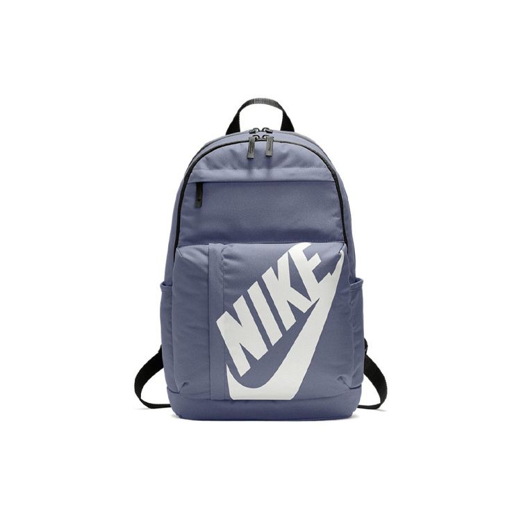 Nike Basic Sports Casual Logo Print Zipper Backpack Unisex Backpack Light-Blue Gray CK0944-446