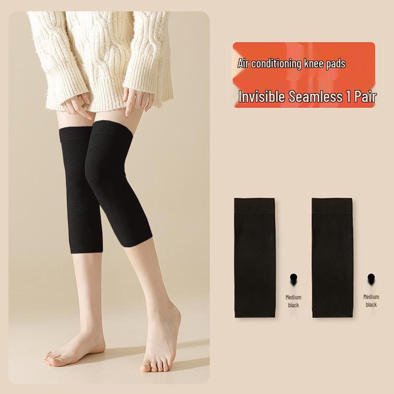 Unisex Air-Conditioned Cotton Knee Pads: Warm, Lightweight, Breathable, Non-Slip, Seamless, Lengthened