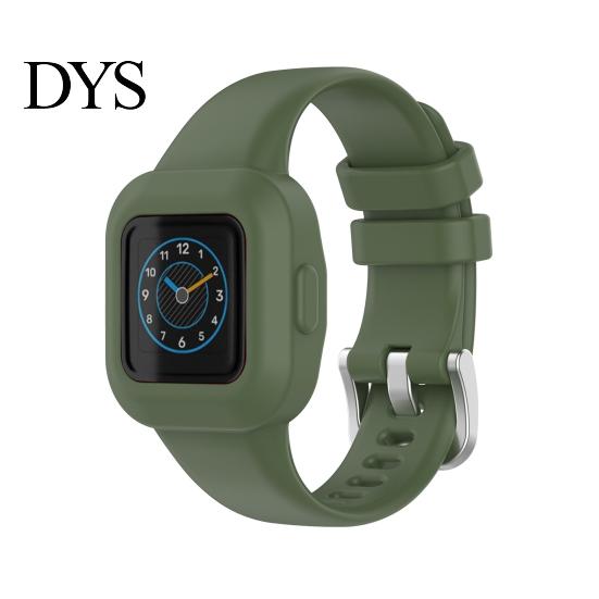 Silicone Watch Band One-piece Soft Wrist Bracelet Replacement Strap Watchband for Garmin Fit JR3/Vivofit Jr.3