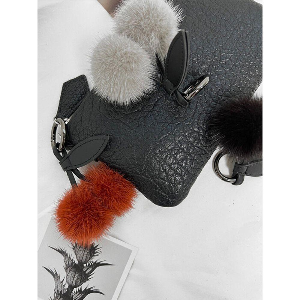 THEHEE Mink Fur Cherry Charm