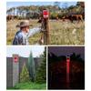 1PC Solar Strobe Siren Light Motion Sensor Alarm Outdoor Waterproof Safety Alarm