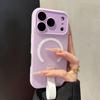 Für Magsafe Magnetische Handyhülle Griff mit Silikon-Fingerband Für iPhone 17 Air 15 14 16 13 12 Pro Max 11 Schutzhülle Weiche Abdeckung