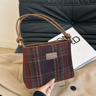 Personalized Large Capacity Underarm Bag Winter New Korean Niche Design Bag Women's Simple and Fashionable Shoulder Bag