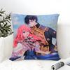 Pillow Case Cotton Linen Fabric Square Zipper Pillowcase Home Decorative Living Room Comic Light Novel 7-7Th Time Loop 1