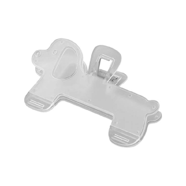 

Clear ABS Note Paper Clamp Plastic Bookmarks Book Page Clips Scrapbooking Clip For Novel Book Journal Planner Notebook