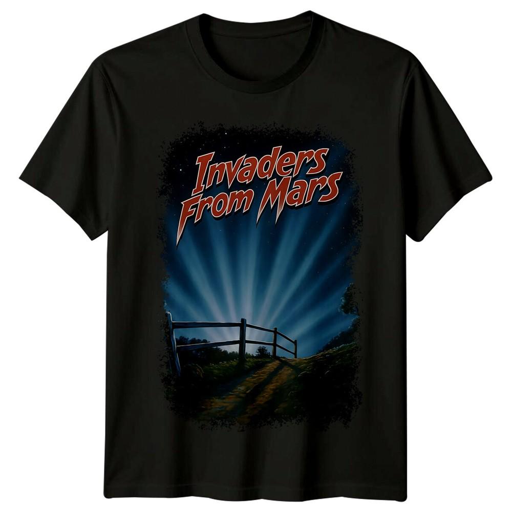 

Invaders from Mars (1986) Movie Poster Inspired T-Shirt Retro 80s Tee 4XL