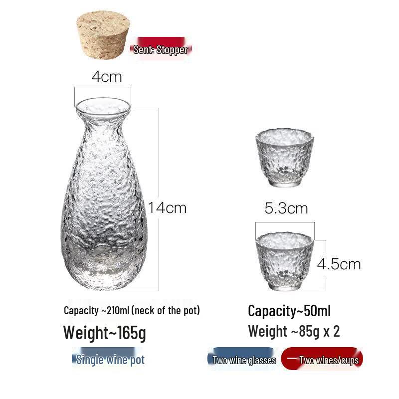 UOSO Japanese Sake & Wine Glass Set