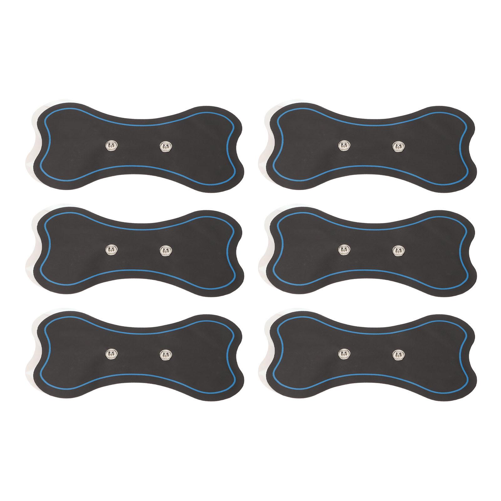 

6 шт. Пластыри для массажа шеи с низким сопротивлением, самоклеящиеся сменные массажные подушечки для шеи