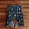 Women's Round Neck Lightweight Sweater Casual Long Sleeve Knit Pullover