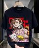 Misato Asuka T-shirt Neon Genesis Evangelion Kawai Anime Black Shirt All Size