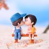 2Pcs/Set Stool Lovers Micro Landscape Ornaments Festive Home Garden Decoration