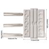 Silicone Resin Molds for Hydroponic Plant Propagation Flower Holder Mould with 3 Test Tubes Home Decoration Moulds