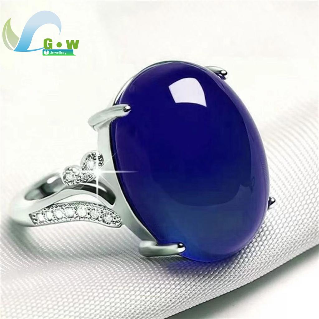 Rode Agaat Jade Ring Dames Opening Verstelbaar Eenvoudige Stijl Chalcedoon Sterling Zilveren Ring voor Moeder Dames Ringen Fijne Sieraden Cadeau