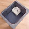 Large Capacity Clothing Sorting Box Clear Window Clothes Blanket Organizer  Wardrobe Storage