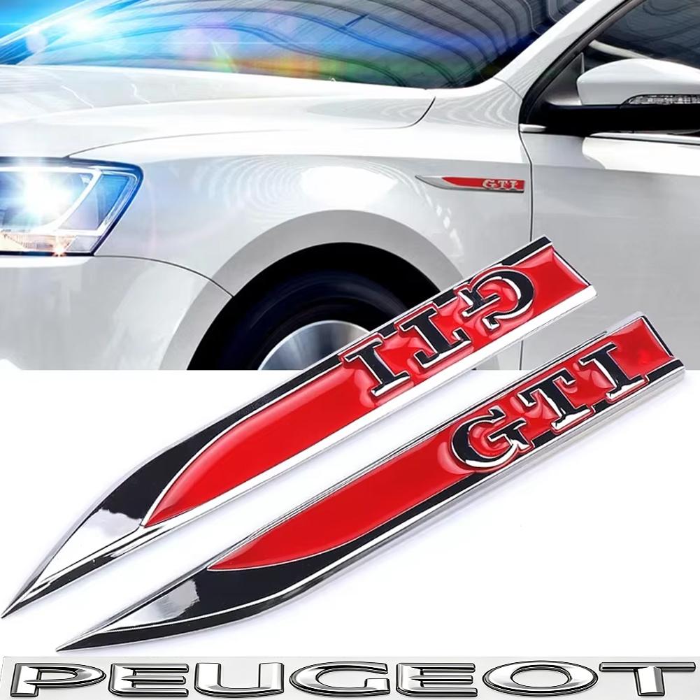 3D Metal Aluminium Badge Side Fender Badge Car Body Decoration Sticker Accessorie For VW Golf Tiguan T-Roc Polo Passat ID.4 MK7