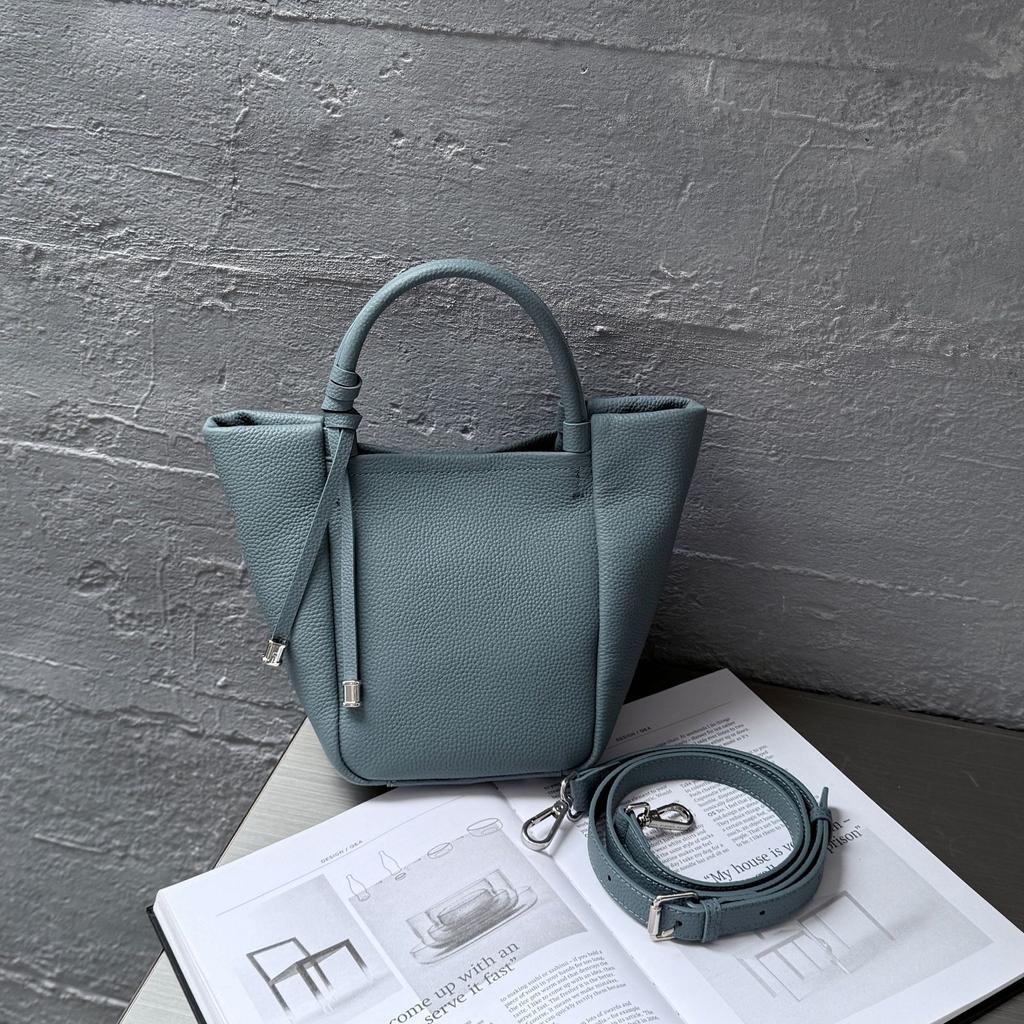 Cowhide Shoulder Women's Bag, Mother and Child Bag, Large-capacity Messenger Lady, Fashionable and Simple Versatile Bag Soft