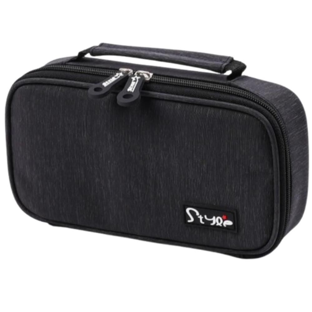 

Simple Style Pen Storage Bag Large Capacity Stationary Boxes High Quality Pencil Case Student чёрный