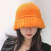 Maillard Autumn and Winter Hat Women's Korean Version Versatile Woolen Fisherman Hat Korea Dongdaemun Same Style Warm Knitted Hat