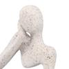 Resin Thinker Statue Abstract Thinker Figure Thinker Style Decoration for Living Room Office Book Shelf Sandstone Right