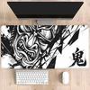Anime Ghost Face Cartoon Nonslip Base Mouse Pad Hd Printing Samurai Devil Mask Gaming Mousepad Office Overlock Esports Desk Mat
