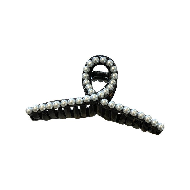 Elegant Korean Girl Hair Clip With Simple Design Stylish Pearl Hair Claw For Everyday Use