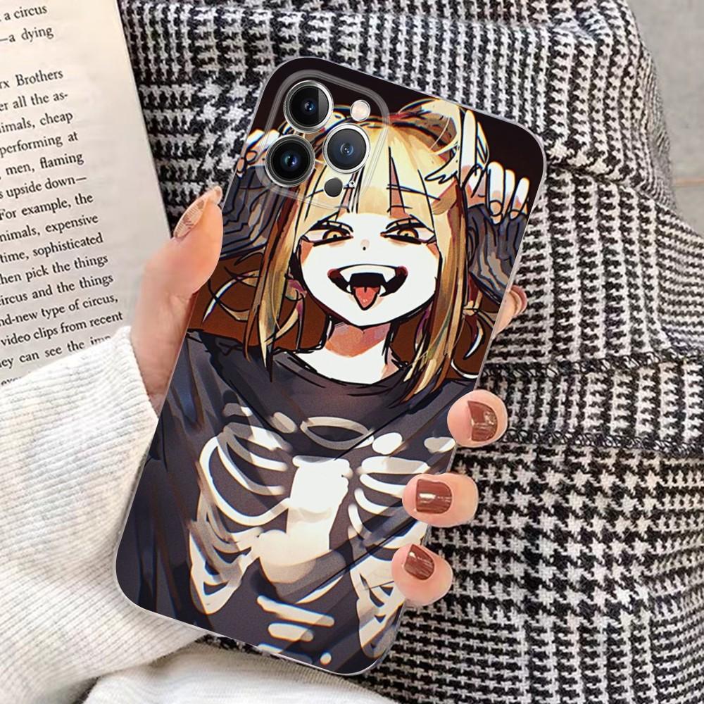Coque de téléphone Himiko Toga Pour iPhone 16 15 14 13 12 Mini 11 Pro XS Max X XR SE 6 7 8 Plus Housse Souple en Silicone