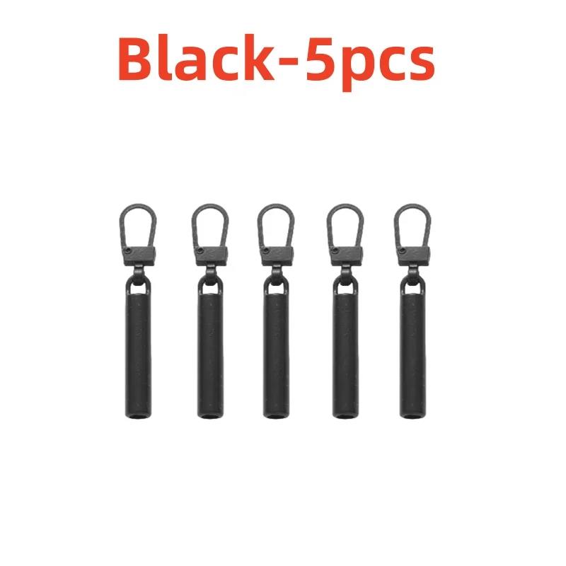 

5 шт. Знімні металеві пулери для блискавок для головок слайдерів блискавок, язичок пулера блискавки, DIY шиття сумок, блискавки для пуховиків, набори для ремонту